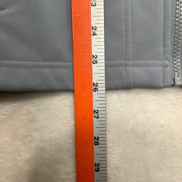 Columbia Women Medium Gray Full-Zip Softshell Jacket Fleece Lining Waterproof - Picture 4 of 9
